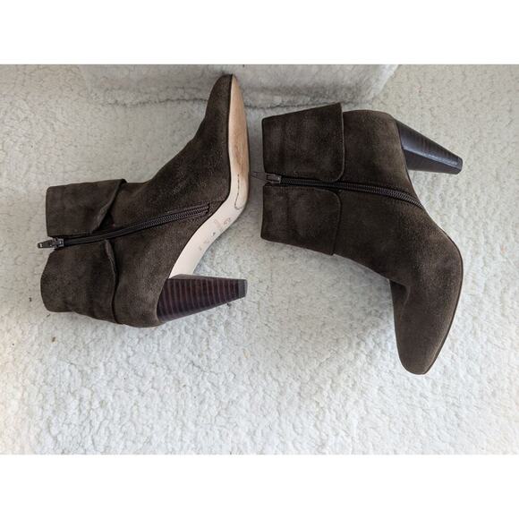 CORSO COMO Suede Fringe Detail Pointed Toe Bootie, Brown (Size 6.5 M) - Picture 5 of 15